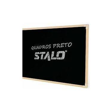 Imagem de Quadro Negro Escolar 40x30 cm Moldura Madeira - stalo