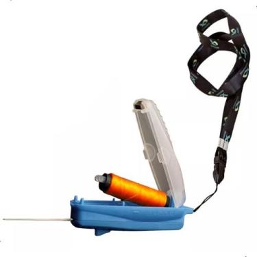 Imagem de Porta Elastricot 2em1 Com Iscador Garra Peixe Pesca de Praia