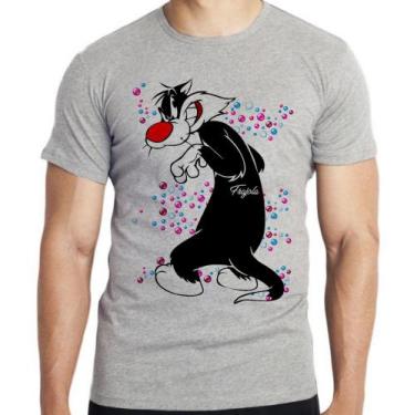 Imagem de Camiseta  Frajola bolinhas Blusa criança infantil juvenil adulto camis