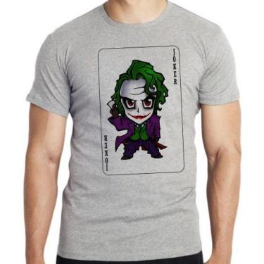 Imagem de Camiseta Coringa Carta Blusa criança infantil juvenil adulto camisa to
