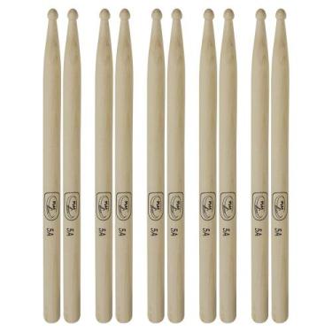 Imagem de Kit com 5 Pares de Baquetas para Bateria Maple 5A New York