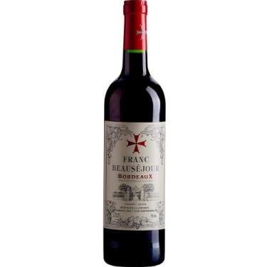 Imagem de Vinho Francês Tinto Franc Beauséjour Bordeaux Garrafa 750ml