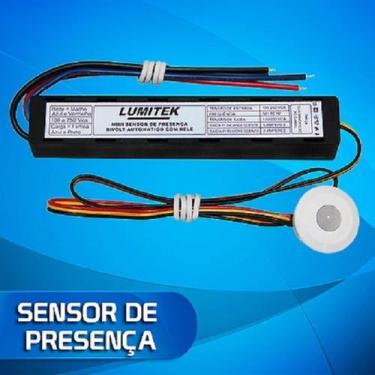Imagem de Mini Sensor De Presença Bivolt Automático Lumitek- Duda Ferragens