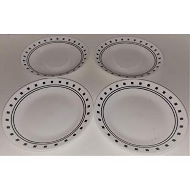 Imagem de Corelle Prato de pão e manteiga Livingware City Block 6-3/4 (conjunto com 4)