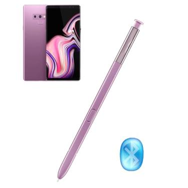 Imagem de Caneta Stylus Galaxy Note 9 com função Bluetooth Note 9 Stylus de substituição para Samsung Galaxy Note 9 N960 todas as versões S Pen (lavanda roxa)
