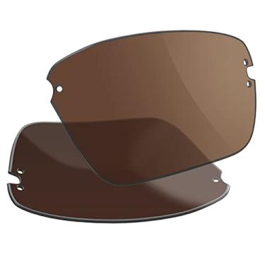 Imagem de Vaep Lentes de reposição polarizadas para óculos de sol Costa Del Mar Galveston 06S9073 - marrom