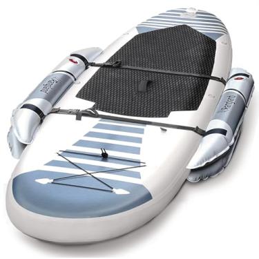 Imagem de RANGLAND estabilizadores rangland para pranchas de stand-up paddle (ajuste universal) flutuadores infláveis ​​de treinamento de equilíbrio sup para iniciantes, crianças, pesca, cães, ioga e