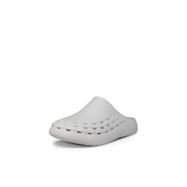 Imagem de ECCO Sandália unissex para adultos Cozmo Eva Slide, Branco brilhante, 16-16.5 Women/13-13.5 Men