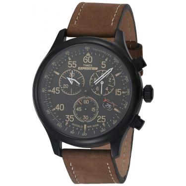 Imagem de Relógio Masculino Analógico Expedition com Cronógrafo de Quartzo, Modelo, TIMEX T49905, Marrom Escuro
