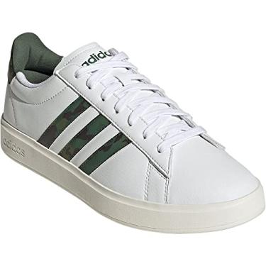 Imagem de Tênis Adidas Grand Court 2.0 Masculino - Branco e Verde (br_footwear_size_system, adult, numeric, numeric_40)