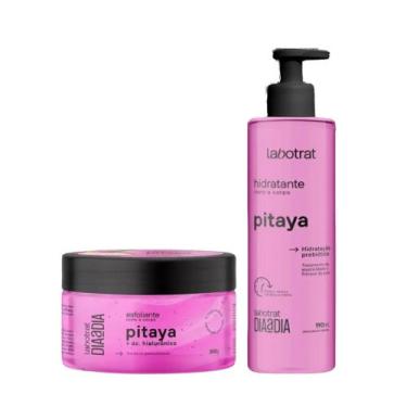 Imagem de Kit Hidratante 190ml + Esfoliante 300g Labotrat Pitaya Corpo e Rosto