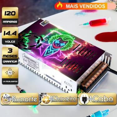 Imagem de Fonte Automotiva 120A 200A 14.4V Cheque Mate EDIÇÃO LIMITADA Som Autom