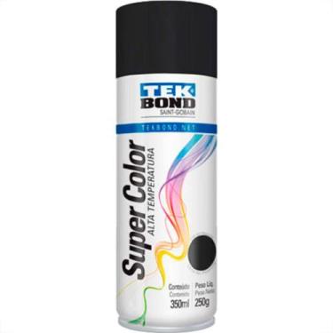 Imagem de Spray Tek A.Temperat.Pr.Fosco 350Ml - TEK BOND TINTAS