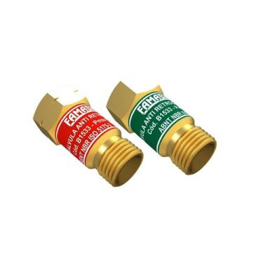 Imagem de Válvula Anti Retrocesso Para Maçarico (Par) B1533 Famabras Unica, Unic