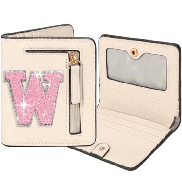 Imagem de OYLOLA Presentes de Natal para meninas adolescentes carteira RFID mulheres presente de aniversário para meninas 4 5 6 7 8 9 10 11 12 13 anos de idade meninas moda moda meninas presentes, Bege, W