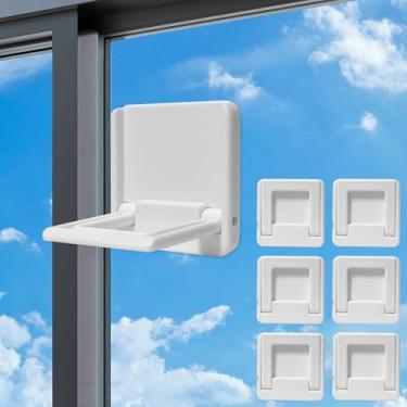 Imagem de Fechaduras de porta deslizante/janela: fechaduras de segurança para crianças para portas deslizantes seguras de portas de vidro deslizantes, janelas deslizantes, armário deslizante, etc., oferecem