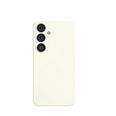 Imagem de Para Samsung A54 5G Capas de telefone de silicone líquido para Samsung Galaxy A54 A 54 5G A55 5G Proteção traseira capa macia, creme, branco, para Galaxy A34 5G