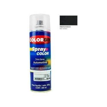 Imagem de Tinta Spray Preto Fosco 300ml Lazzuril - Colorgin