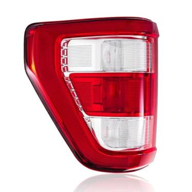 Imagem de TODO Luzes traseiras F-150 compatíveis com Ford F150 XL XLT 2021 2022 2023 2024 lâmpada traseira sem detecção de ponto cego ML3Z13405F FO2800281 lado esquerdo do motorista