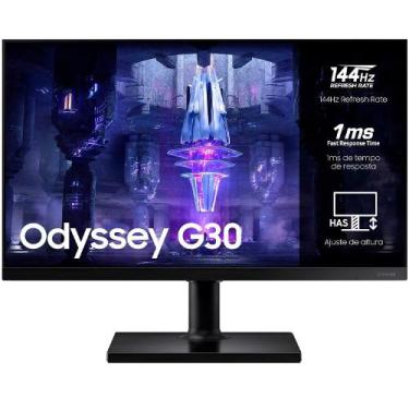 Imagem de Monitor Gamer Samsung Odyssey G3 24 FHD, 144Hz, 1ms, HDMI e DP, FreeSy