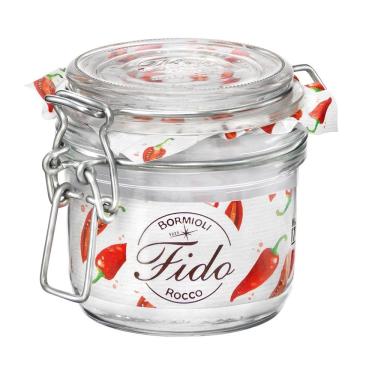 Imagem de BORMIOLI ROCCO FIDO POTE PORTA MANTIMENTOS ALIMENTOS HERMÉTICO 8x8x8cm 200ml VIDRO TRANSPARENTE