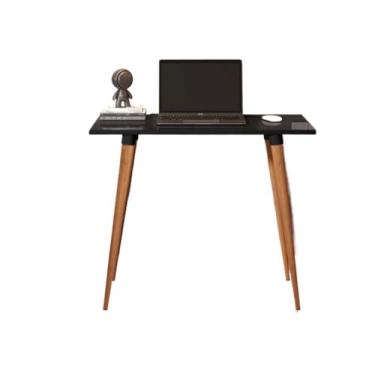 Imagem de Mesa Mesinha Escrivaninha Notebook Computador Estudo Retrô(Preto)