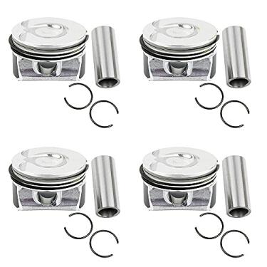 Imagem de INGKAN Pistões e anéis de motor N14 4 peças Φ77 mm Φ20 mm serve para Mini R55 R56 R57 R58 R59 Cooper 07-12 N14 5FS EP6C N14B16A N14B16C 1.6 (1598cc) Turbo OE 112577 56601 9 11257576973 11257588265