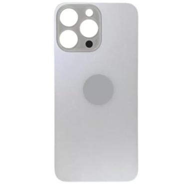 Imagem de Tampa Traseira De Vidro Para iPhone 15 Pro Branca