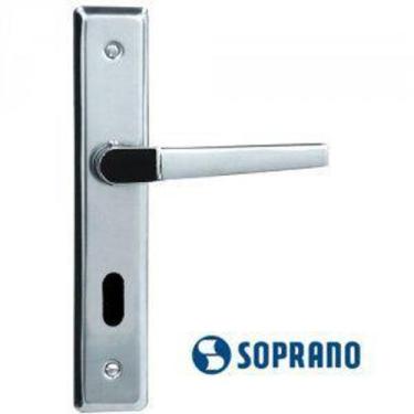 Imagem de Soprano - Fechadura POPLINE Reta Interna Cromado ESP26 (40X53) 03002.0