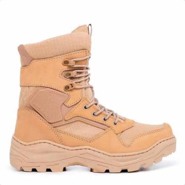 Imagem de Bota Coturno Militar Acero Modelo Harpoon Pro Desert em Couro Legítimo