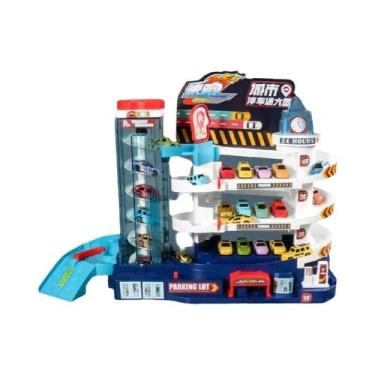 Imagem de Brinquedo Interativo de Estacionamento de Dinossauros - Trem de Ferro 