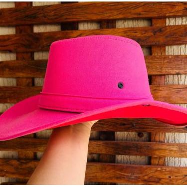 Imagem de Chapeu  Boiadeira Rodeio Menina  infantil  Ana castela  Rosa  e  preto