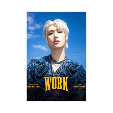 Imagem de ATEEZ KPOP Pôster Casa Sala de estar Quarto Bar Café Decoração de arte