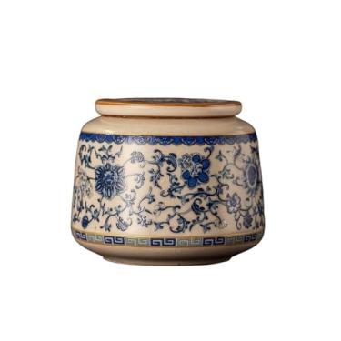Imagem de Lata de Chá Lata de chá de cerâmica para balcão de cozinha, despensa, jarra decorativa para café, chá, açúcar, doces Lata de Chá