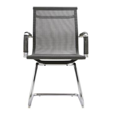 Imagem de Cadeira de Escritório Tela Especial 89x56cm Sydney Fixa Fratini Móveis Cinza