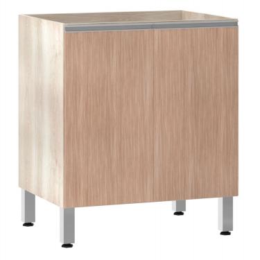 Imagem de Balcão Sem Tampo 70cm Lis Legno Crem e Cumaru