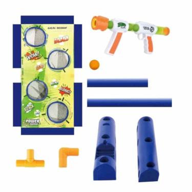 Imagem de Brinquedo Lançador De Bolas Pressão Com Alvo Móvel