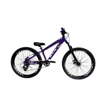 Imagem de Bicicleta 26 Gta Rebel Freeride Cor Roxo Single 7v Rodas Vmaxx Freio a