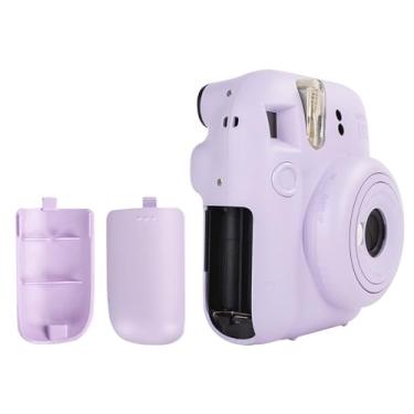 Imagem de HIYQIN Pacote Com 2 - Tampa De Bateria Plástico Para Instax Mini 12, Substituição Compatível Câmera Instantânea Fujifilm Porta Lilás Roxo