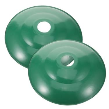Imagem de SUPVOX 2 Peças Abajur Vintage Esmaltado Industrial Pendente Cone De Ferro Suporte Para Lâmpada Teto Decorativo Rua Verde 30 Cm