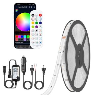 Imagem de TENDIST Fita De Led Para Barco 10 Metros, Controle Por Aplicativo Luz Pontão Marinho Ip67, Interna À Prova D'Água Rgb 12V, Iluminação Noturna Pesca, Caiaque, Cabine Jon, Convés