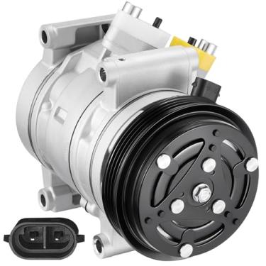 Imagem de BDFHYK 96073851 Compressor A/C de ar condicionado com embreagem compatível com Chevrolet Spark L4 1.2L 2011-2012