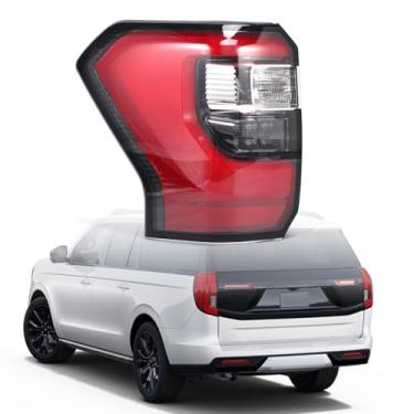 Imagem de ZXMT Conjunto de lâmpada traseira externa tipo LED compatível com Ford Expedition 2018 2019 2020 2021 Lâmpada traseira de cozimento JL1Z-13405-H, JL1Z-13405-D, JL1Z-13405-F, FO2801272 (lado esquerdo