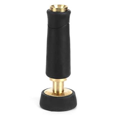 Imagem de Mangueira Bico Latão Ajustável Alta Pressão Pulverizador de Água para Jardim Lavagem Pátio Limpeza Latão Material 3.5x3.5x10cm 1 Pacote