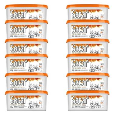 Imagem de 10 Antimofo Original Natural 80g Antiumidade Para Ambientes Fechados Com Cloreto Cálcio Ação Contra Umidade Maus Odores Mofo Mau Cheiro