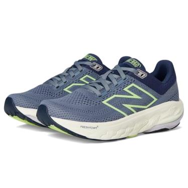 Imagem de New Balance Tênis de corrida feminino Fresh Foam X 860 V14, Cinza ártico/sal marinho/lima branqueada, 6 Wide