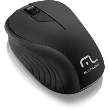Imagem de Mouse Sem Fio MS350 Conexão Usb 1200dpi 3 Botões Ergonômico Preto - MO