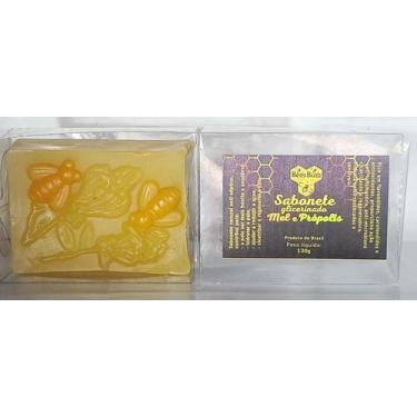 Imagem de Sabonete barra Mel e Própolis/Abelhas, 120g Cicatrizante - BEES BUZZ