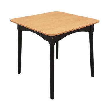 Imagem de Mesa De Jantar Colonial Brisa 80x80cm Rústica em Madeira com Tampo em 