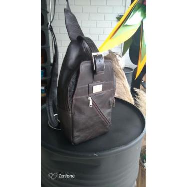 Imagem de Bolsa masculina transversal - Criskelly, Preto